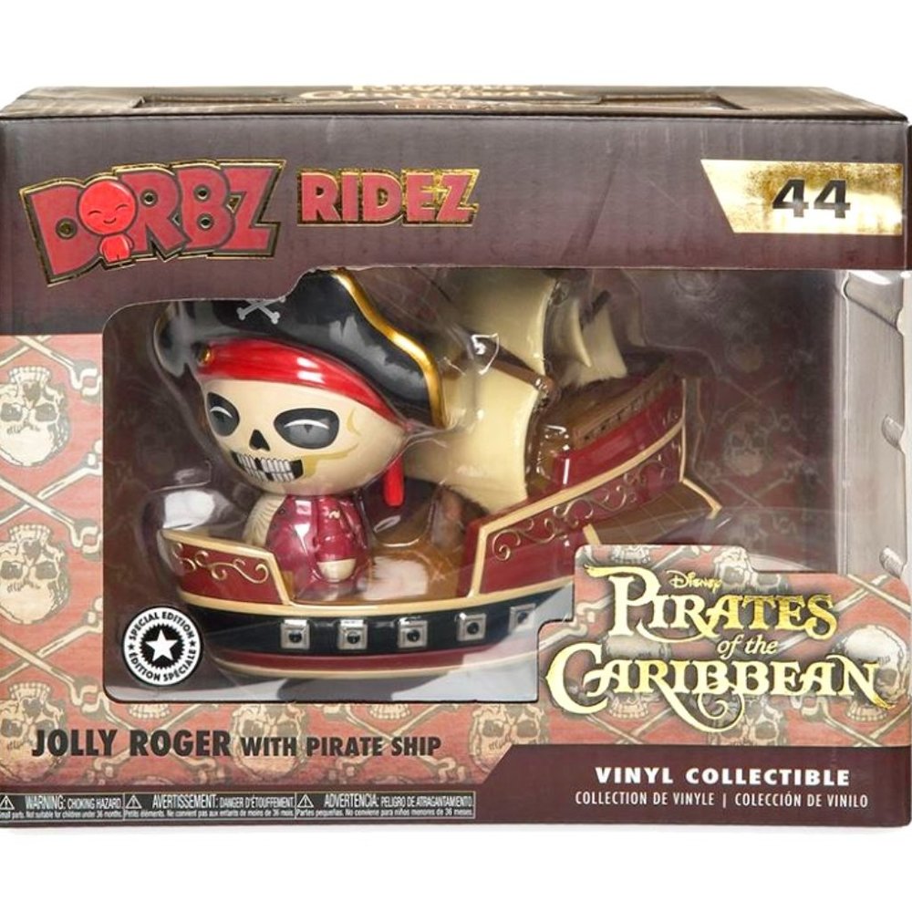💥 Funko Dorbz Ridez Jolly Roger With Pirate Ship